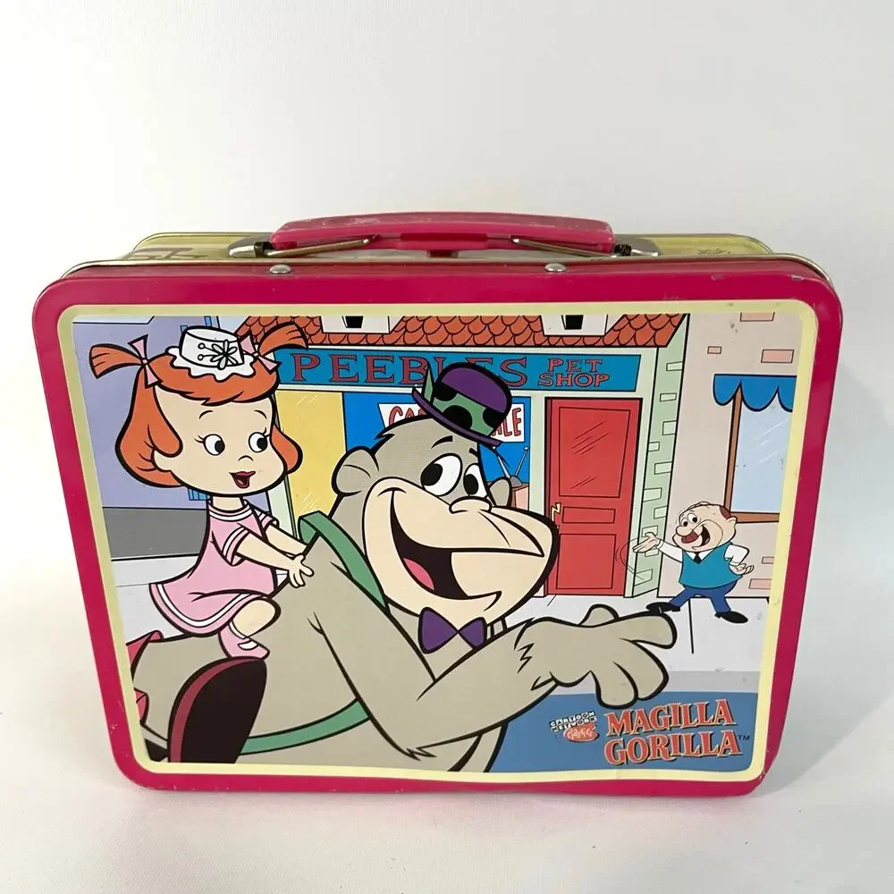Vintage Cartoon Network 1999 Manila Gorilla Metal Lunch Box 7x6x3 Rare - Picture 10 of 12